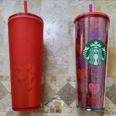 Starbucks Valentine's tumblers