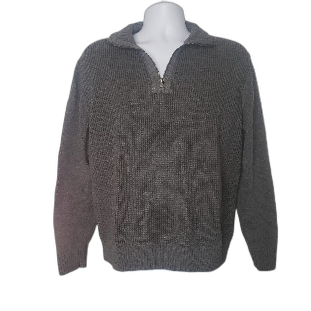 WEATHERPROOF VINTAGE The Holiday Sweater Gray Mens Size Large