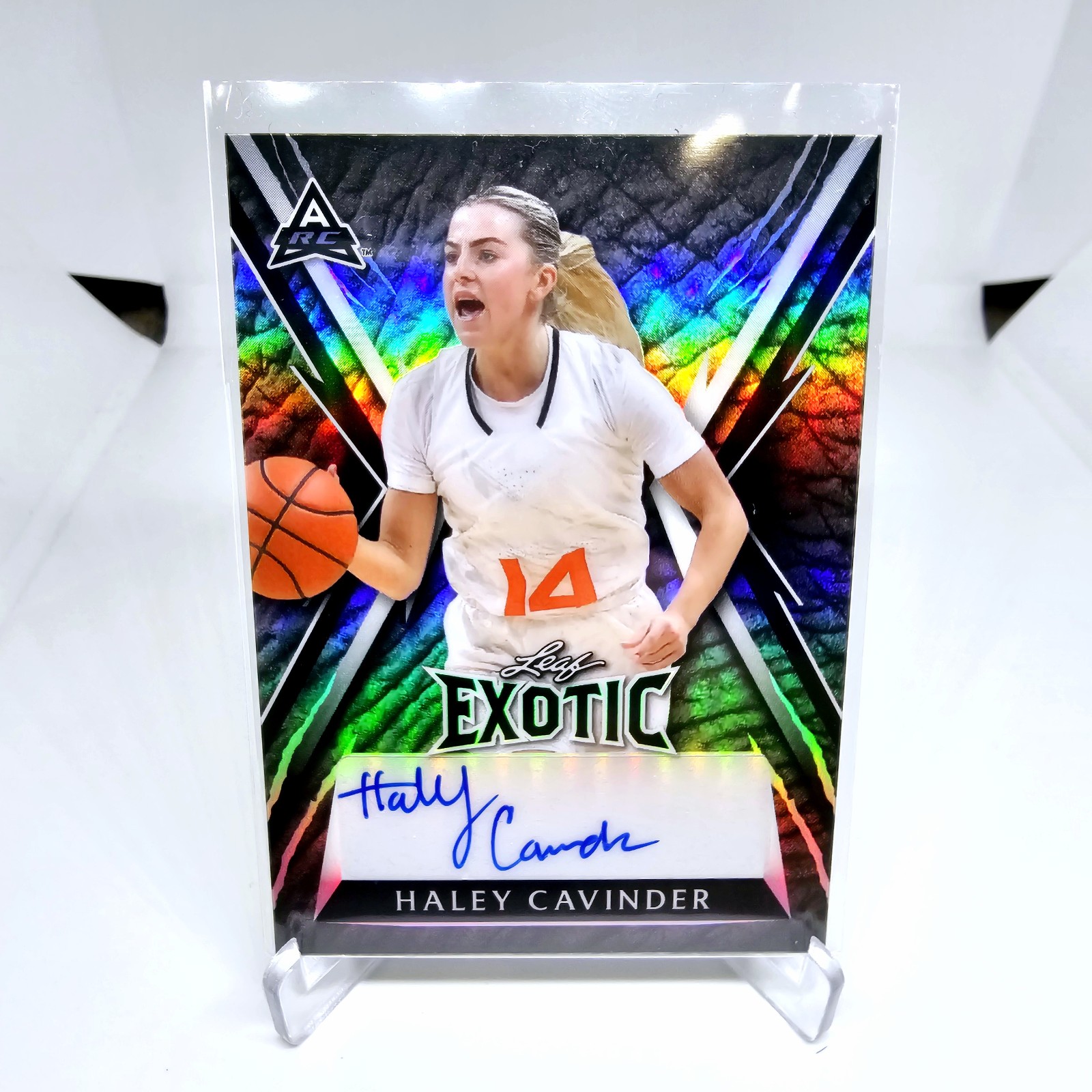 Haley Cavinder Miami College Exotic RC Auto /3 Refractor