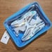 Air Jordan UNC Shoe Bag Soft Box Translucent Blue Jumpman Logo Zippers Brand New