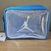 Air Jordan UNC Shoe Bag Soft Box Translucent Blue Jumpman Logo Zippers Brand New