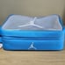 Air Jordan UNC Shoe Bag Soft Box Translucent Blue Jumpman Logo Zippers Brand New