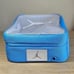 Air Jordan UNC Shoe Bag Soft Box Translucent Blue Jumpman Logo Zippers Brand New