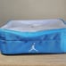 Air Jordan UNC Shoe Bag Soft Box Translucent Blue Jumpman Logo Zippers Brand New