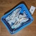 Air Jordan UNC Shoe Bag Soft Box Translucent Blue Jumpman Logo Zippers Brand New