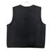 Herman Geist Fair Isle Vest Womens Size Large Black Red Wool Vintage Sleeveless