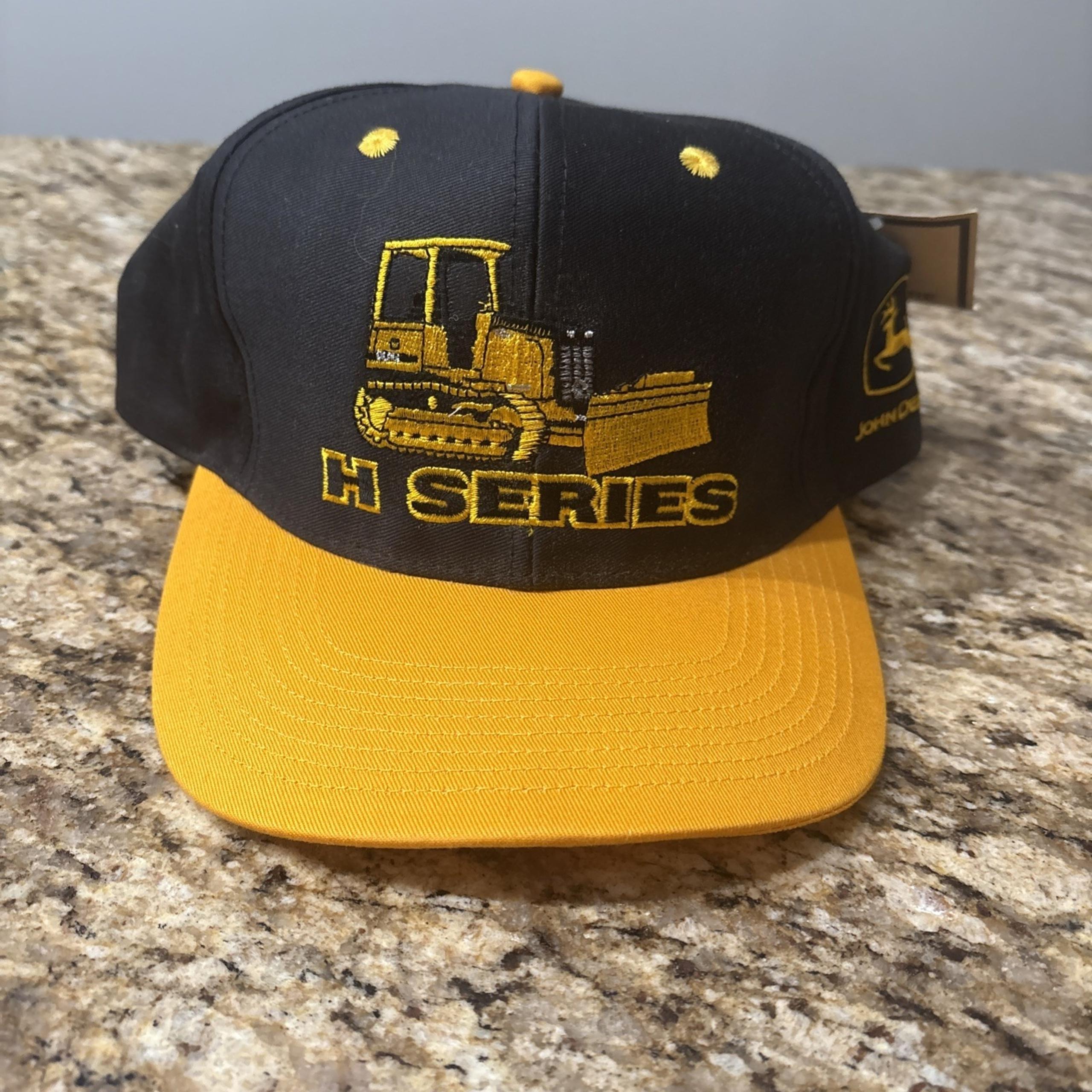 John Deere Licensed H Series Bulldozer Snap Back Hat Cap NWT