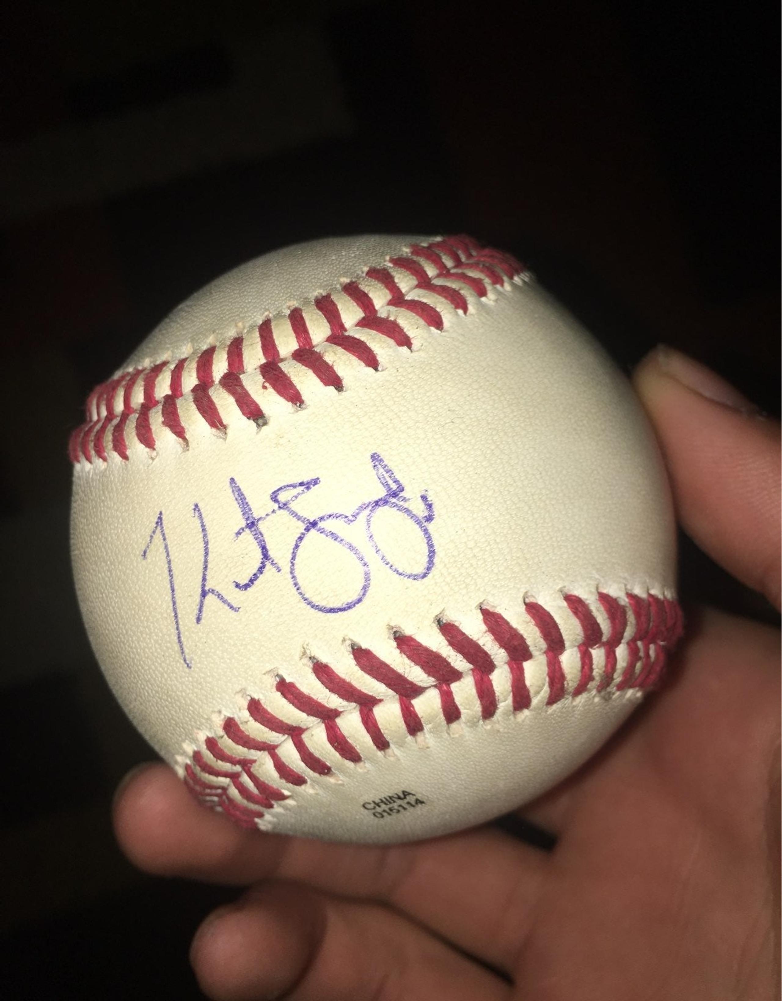 Signed baseball