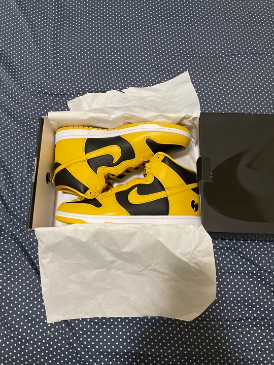 DS Nike Wu-Tang Dunk Highs Yellow/Black Men’s Size 11