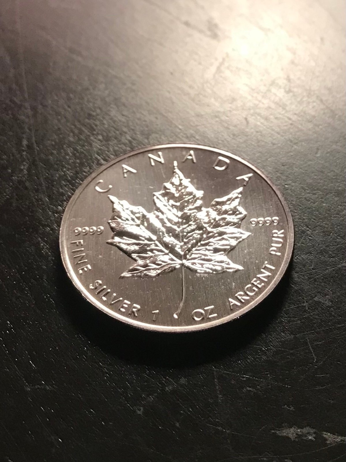 1990 Canada 1oz Silver 5 Coin ⭐️ Brilliant Uncirculated