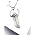 Raw angel aura quartz crystal Necklace