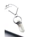 Raw angel aura quartz crystal Necklace