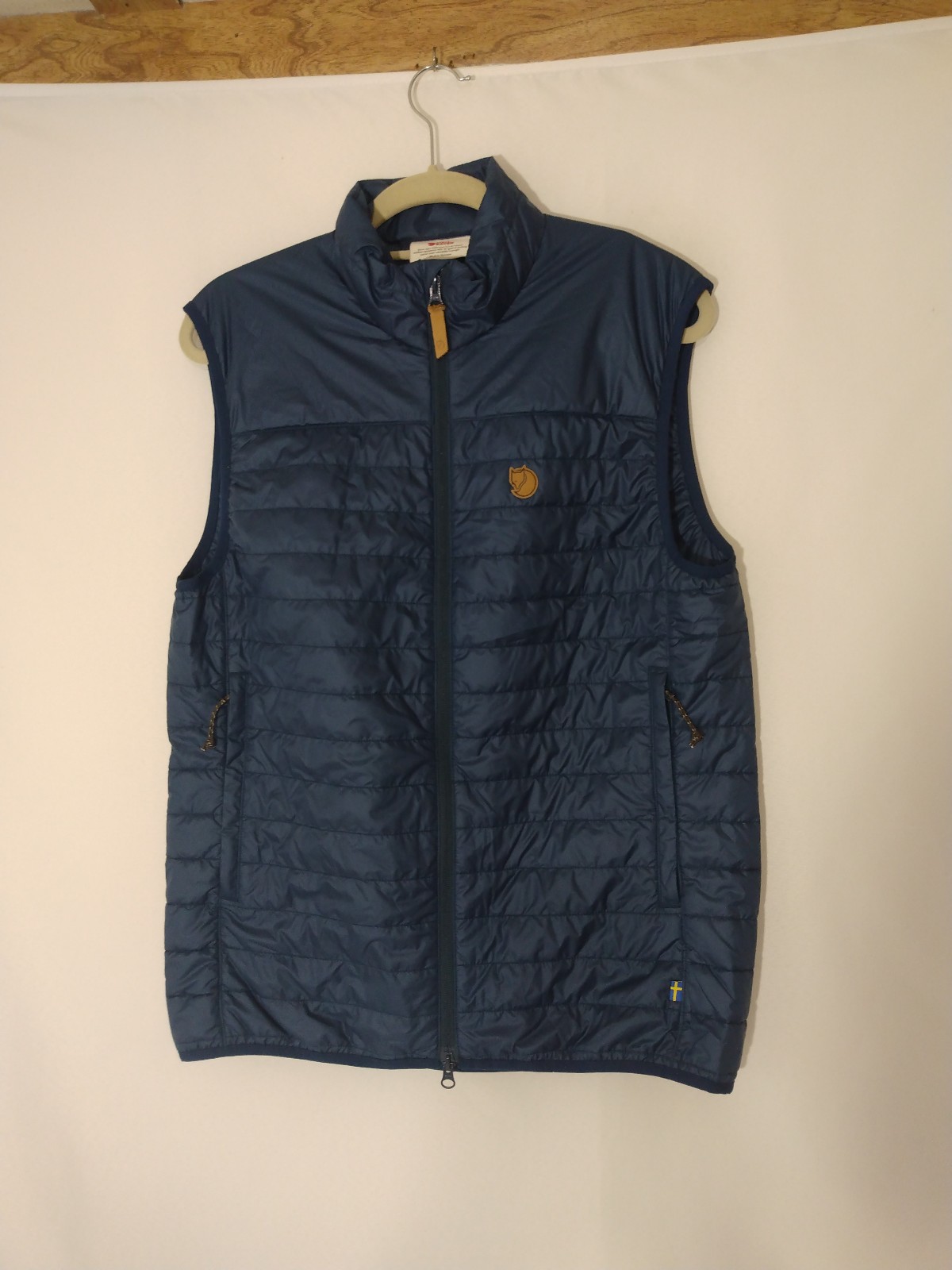 Mens FjallRaven Blue Abisko Padded Puffer Vest Sz Medium 83775