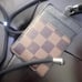 Brown checkered id holder
