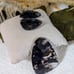 Unique Black Transparent Faceted Moss Agate Drilled Gemstones S135