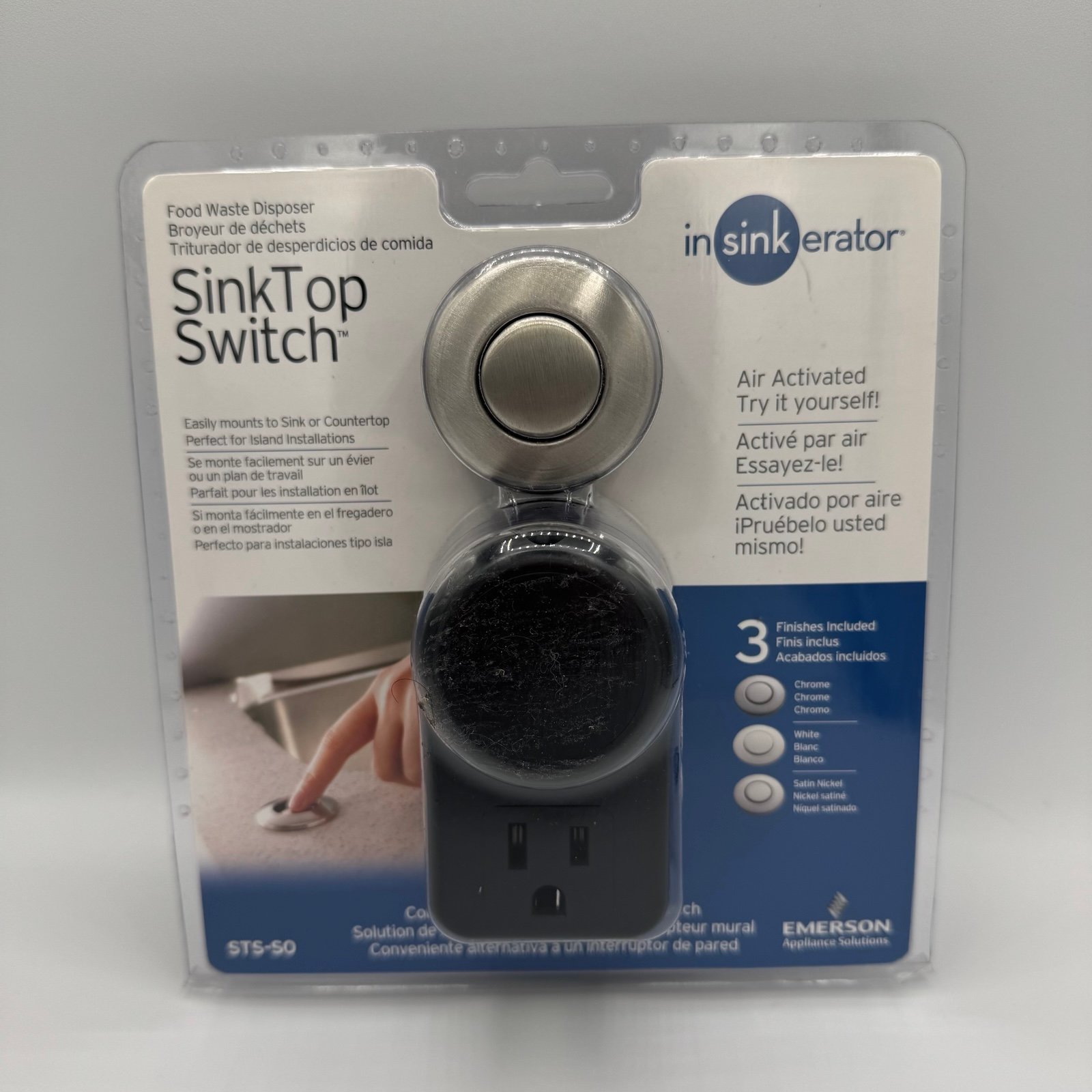 InSinkErator STS-SO Food Waste Disposer Sink Top Switch (Factory Sealed) STS-SO
