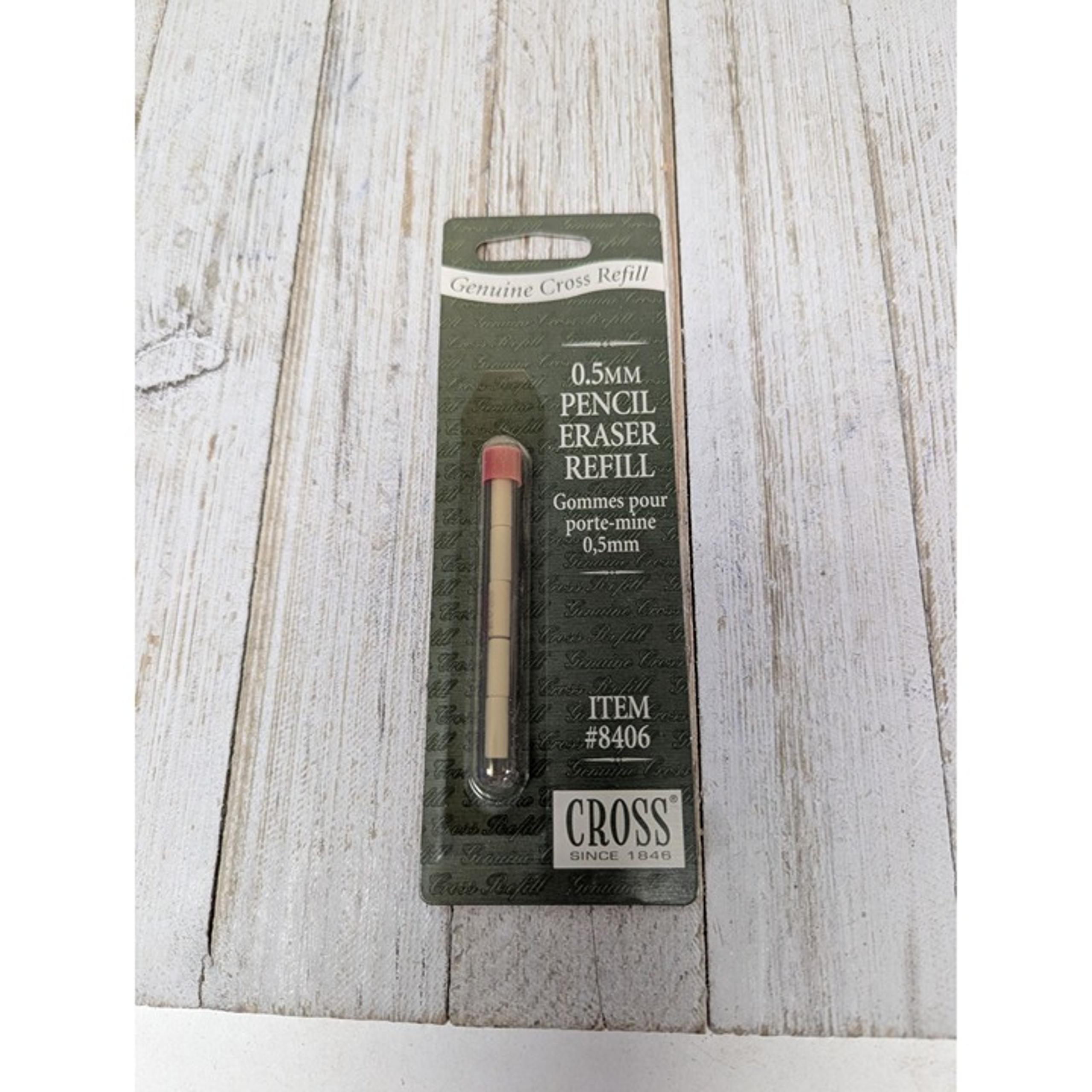 Replacement Erasers for Genuine Cross 0.5 Pencil Eraser Refill #8406 White