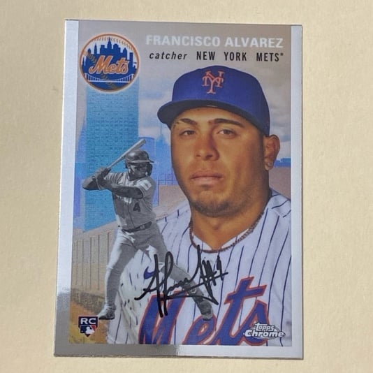 Francisco Alvarez 2023 Topps Chrome Platinum City Variation Rookie SSP
