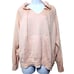 ATHLETA Evergreen Hoodie Sweater Womens 1X Pockets Pale Pink NEW No Tags 129