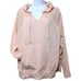 ATHLETA Evergreen Hoodie Sweater Womens 1X Pockets Pale Pink NEW No Tags 129