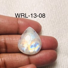 Rainbow Moonstone Pear Shape Cabochon-WRL-13-08