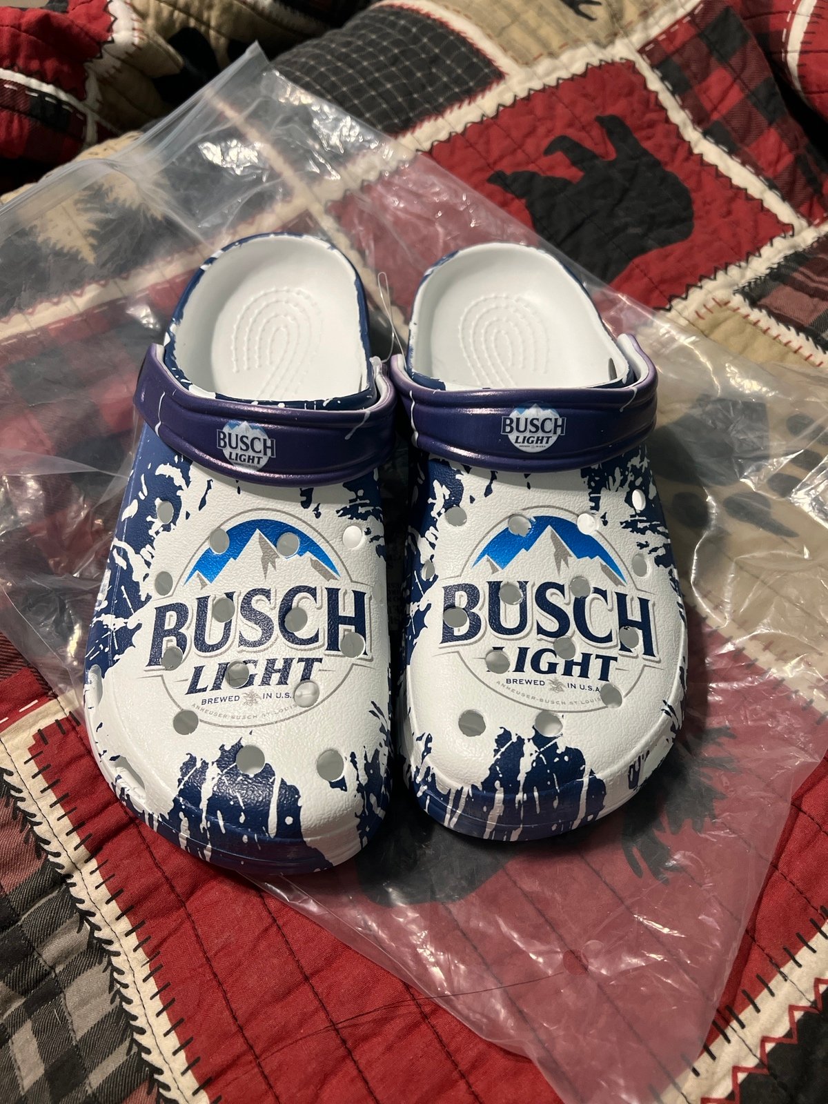 Busch light crocs