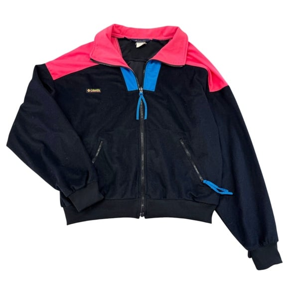 90’s Vintage Columbia Fleece Hiking Jacket Full Zip Men’s XL