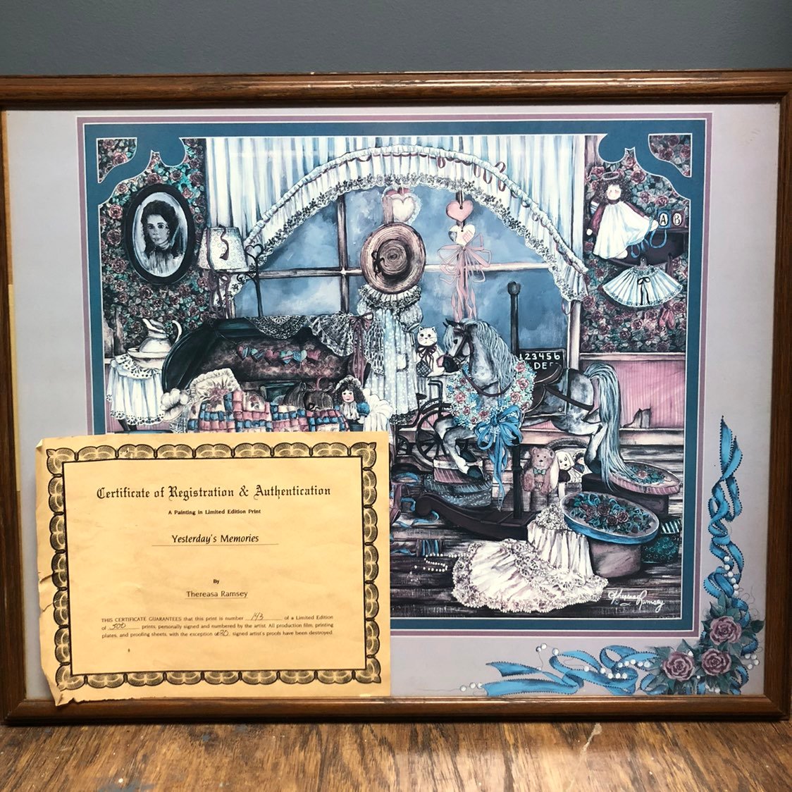 Signed and Registered Original