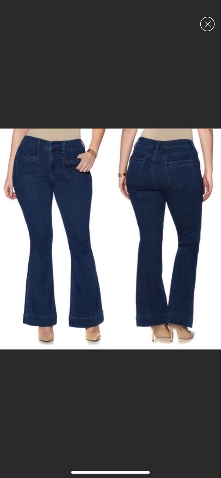 Melissa McCarthy Seven7 Flare Jeans