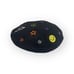 Rare: new Valfré ☻ Saturn Embroidered Wool Beret ☻ Black ☻ 1SFA Limited Ed