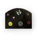 Rare: new Valfré ☻ Saturn Embroidered Wool Beret ☻ Black ☻ 1SFA Limited Ed