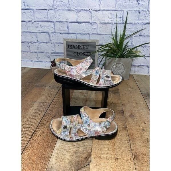 Finn Comfort Gomera Irpino Multi Leather Soft Footbed women's size 9 39