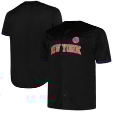 New York Knicks Fanatics Baseball Jersey Mens 3XL & 5XL New Black