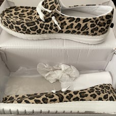 NWT Gypsy Jazz Leopard Loafers