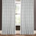 White and Gray Embroidered Drape (50 W x 96 L)