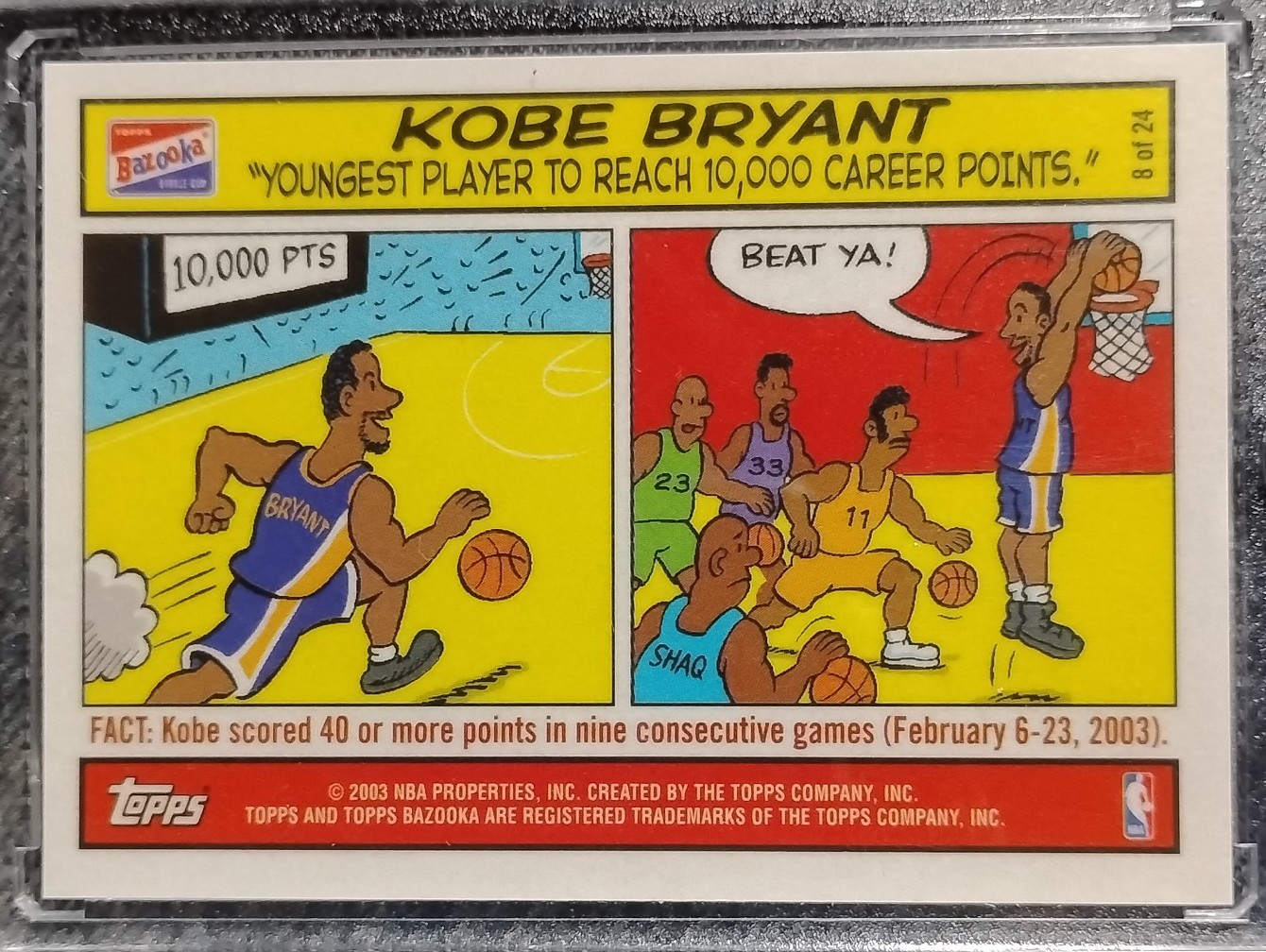 Kobe Bryant Bazooka Comic
