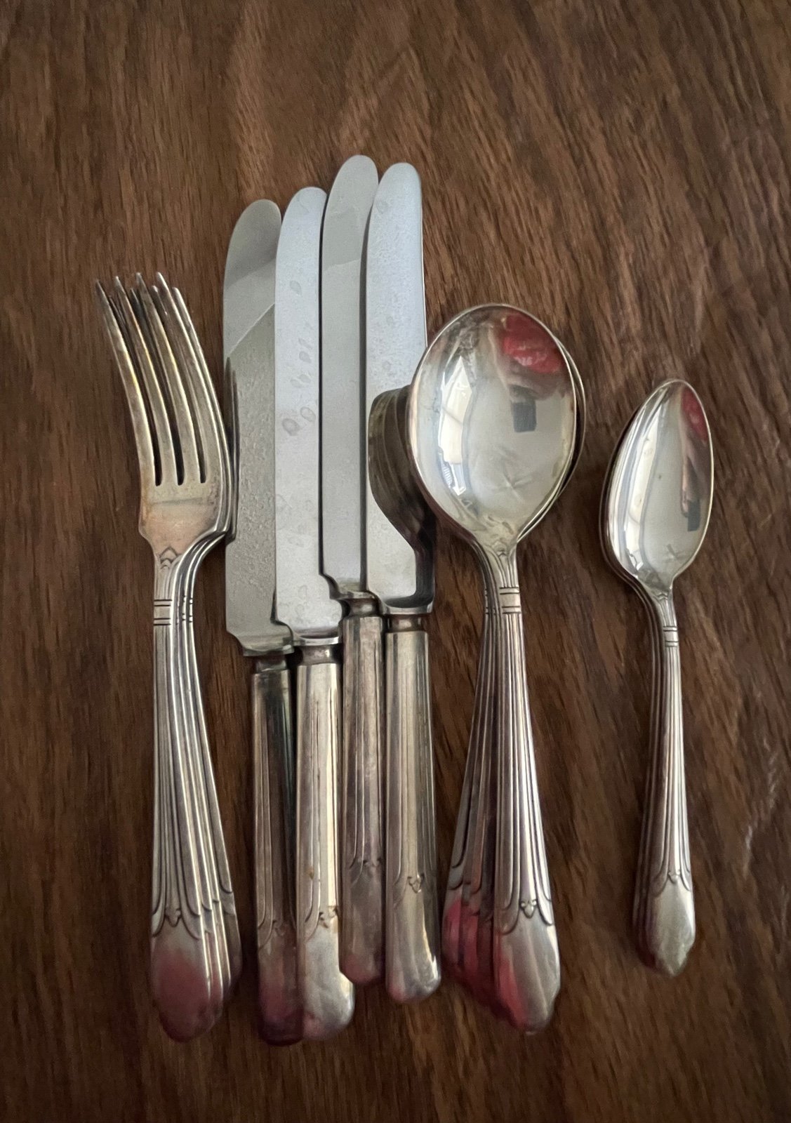 Antique WM Rogers Stainless A1 Plus assorted silverware - 17pc