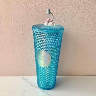 Starbucks baby blue Studded Tumbler