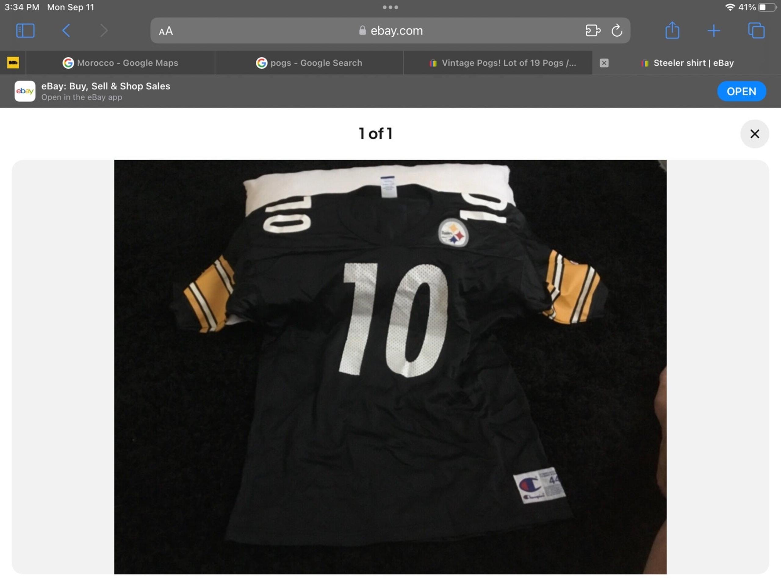 Steelers  jersey