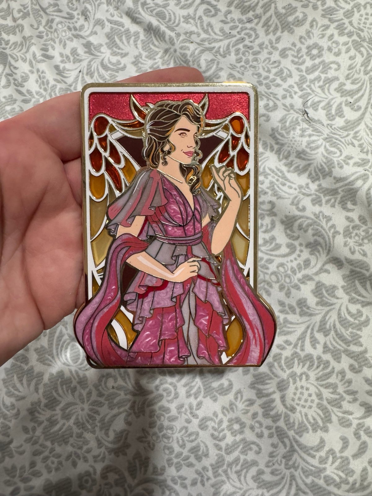 petrichor fae hermione granger Yule ball goddess fantasy Harry Potter pin