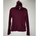Lululemon Burgundy Long Sleeve Front Pocket Hooded Shirt 4