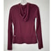 Lululemon Burgundy Long Sleeve Front Pocket Hooded Shirt 4