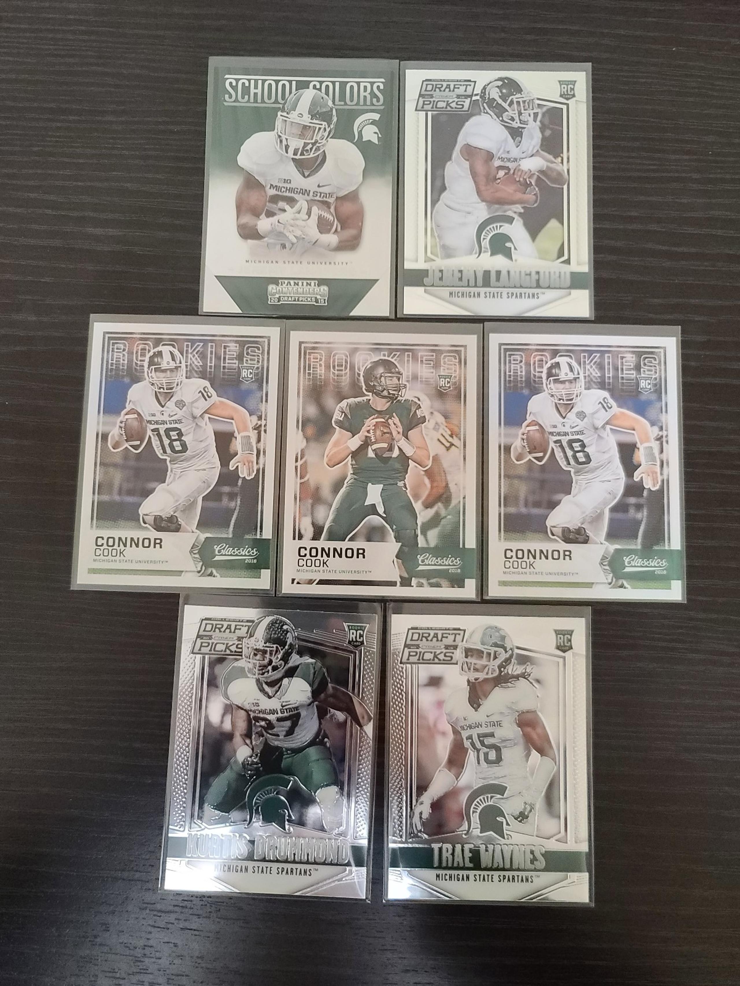 Michigan State football cards - NFL players