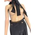 Vintage 80s Leger Black Preppy Punk Wide-Leg Madonna Look Jumpsuit, Sz Small