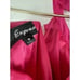 Express Vintage Y2K 100%Silk Pink Barbie Halter Ruffle Top Size 8 Sexy