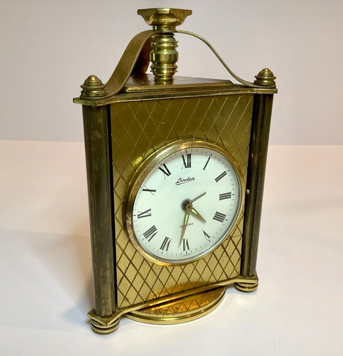 Rotating Desk Compendium Weather Station Clock Linder Barometer Thermometer