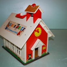 VINTAGE FISHER PRICE LITTLE PEOPLE PLAY FAMILY SCHOOL #923