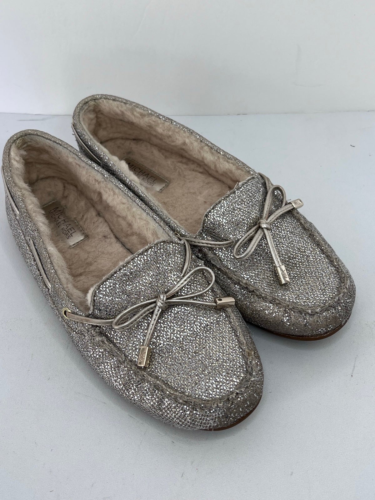 Michael Kors Sutton Glitter Lined Moccasins