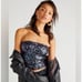 Free People Sequin Tube Top Size Small
