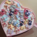 Heart bear star rings